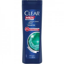 Shampoo anticaspa Clear men / Limpeza diaria 2 em 1 200ml